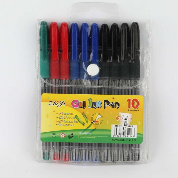 طقم اقلام ملونه 10 قلم