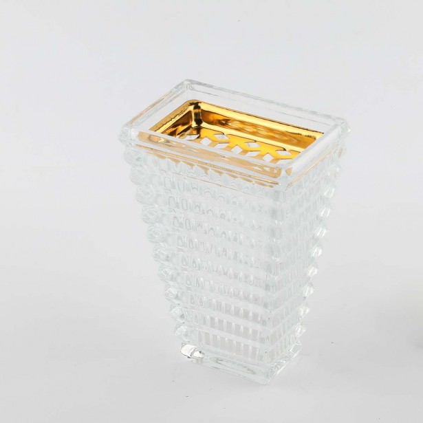 مبخرة زجاج بتصميم مميز شفاف مقاس 14 سم